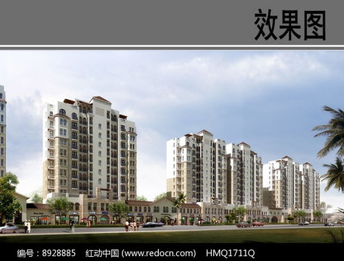 縣城小高層住宅沿街效果圖在非居住房地產租賃市場的營銷價值與應用前景
